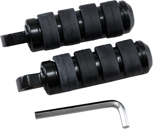 DRAG SPECIALTIES Soft-Ride Footpeg - Black - Small 361043 - PartsOutlet.com.au