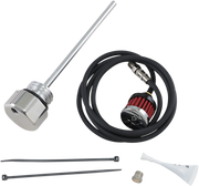 FEULING OIL PUMP CORP. Vented Dipstick - Polished - '17-'22 Touring 3087 - PartsOutlet.com.au