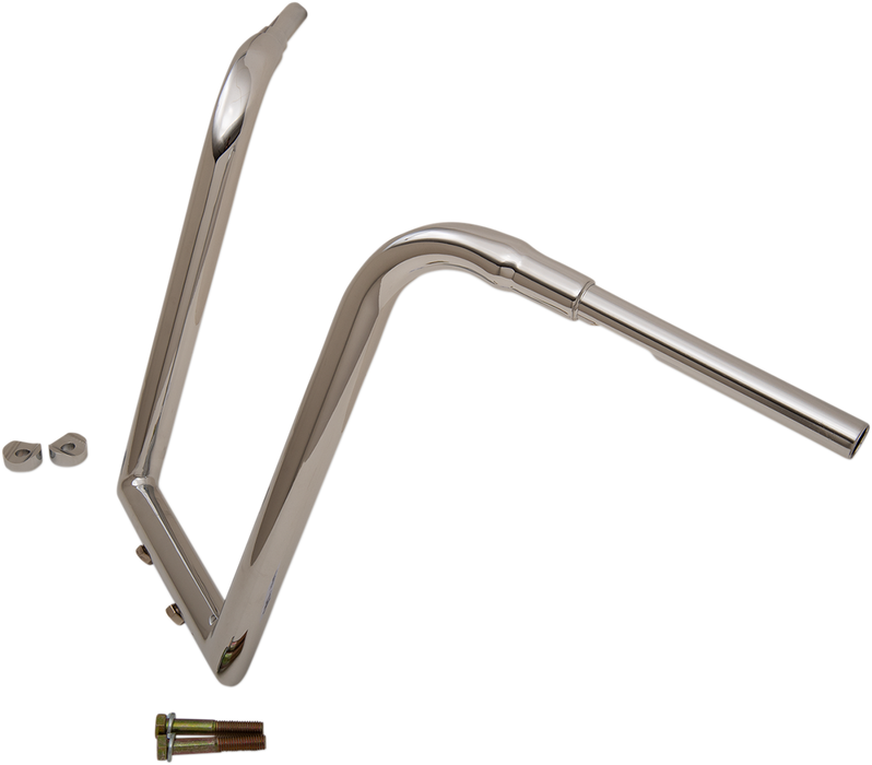 LA CHOPPERS 1 1/2" TREE HUGGER MITER CUT APE HANGER BARS 16" CHROME HD - LA-7370-16