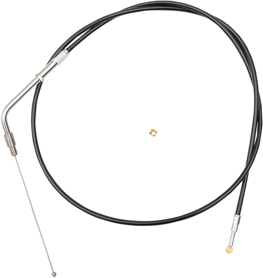 LA CHOPPERS THROTTLE CABLE BLACK VINYL FOR BEACH BARS OR EXTRA WIDE HANDLEBARS WITH PULLBACK - LA-8100TH04B - PartsOutlet.com.au