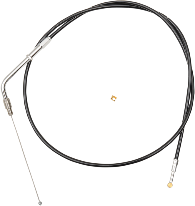 LA CHOPPERS THROTTLE CABLE BLACK VINYL FOR 18"-20" APE HANGERS - LA-8100TH19B