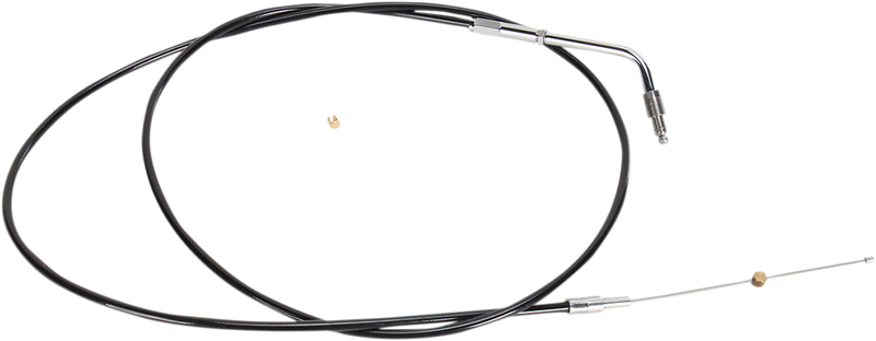 LA CHOPPERS THROTTLE CABLE BLACK VINYL FOR 12"-14" APE HANGERS - FL '96-'07 - LA-8005TH13B