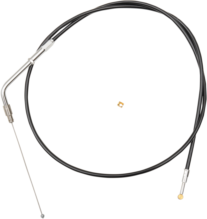 LA CHOPPERS THROTTLE CABLE BLACK VINYL FOR 15"-17" APE HANGERS - Touring '96-'07 - LA-8005TH16B