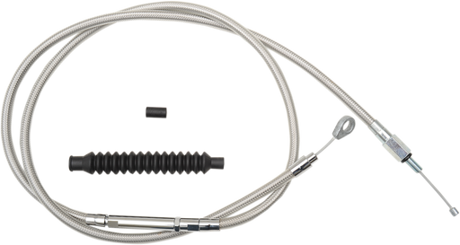 LA CHOPPERS CLUTCH CABLE STAINLESS BRAIDED FOR ORIGINAL EQUIPMENT HANDLEBARS - LA-8100C00 - PartsOutlet.com.au