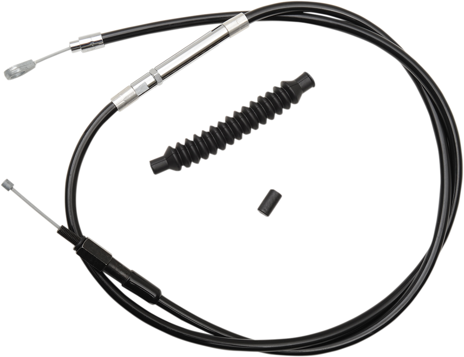 LA CHOPPERS CLUTCH CABLE BLACK VINYL FOR 15"-17" APE HANGERS - LA-8100C16B