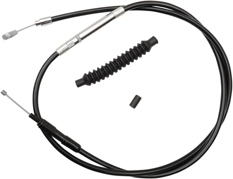 LA CHOPPERS CLUTCH CABLE BLACK VINYL FOR 15"-17" APE HANGERS - Touring '96-'07 - LA-8005C16B