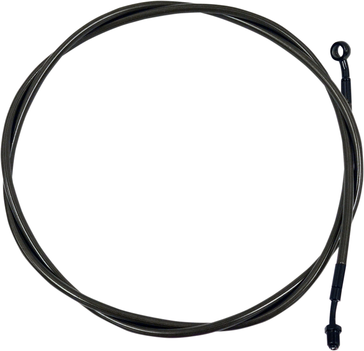 LA CHOPPERS CLUTCH CABLE MIDNIGHT STAINLESS FOR 15"-17" APE HANGERS - LA-8005C16M