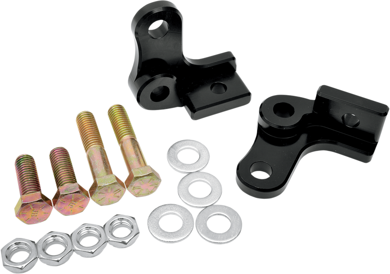 LA CHOPPERS Rear Lowering Kit - Black Powder Coated - Lowers 1" - XL '00-'04 - LA-7500-00