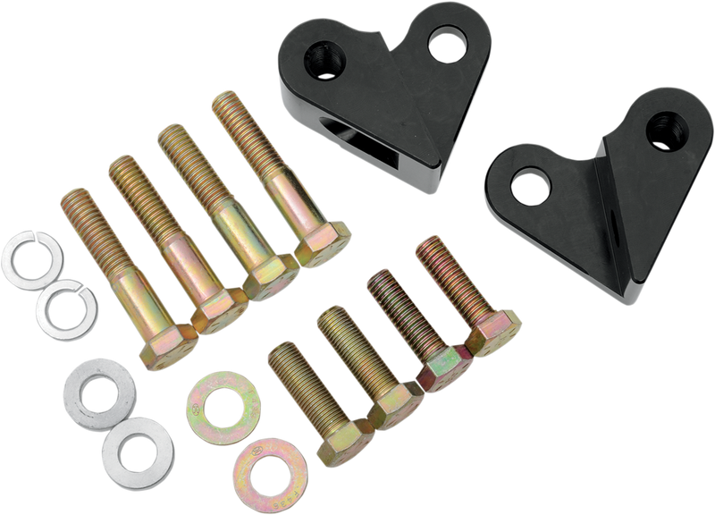 LA CHOPPERS Rear Lowering Kit - Black Powder Coated - Lowers 1" - FL '97-'01 - LA-7500-01
