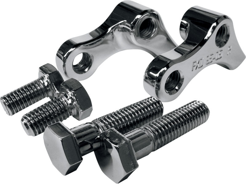LA CHOPPERS Rear Lowering Kit - Chrome - Lowers 1" - FXD '95-'05 - LA-7590-01