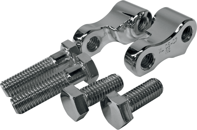LA CHOPPERS Rear Lowering Kit - Chrome - Lowers 1" - XL '05-'15 - LA-7590-03