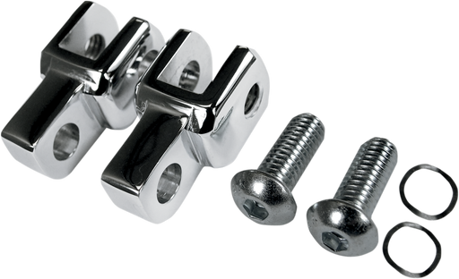 LA CHOPPERS FOOTPEG RELOCATION CLEVIS KIT CHROME UNIVERSAL - LA-7202-00 - PartsOutlet.com.au