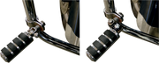 LA CHOPPERS FOOTPEG RELOCATION CLEVIS KIT BLACK UNIVERSAL - LA-7202-00B - PartsOutlet.com.au
