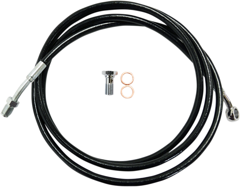 LA CHOPPERS CLUTCH LINE BLACK FOR 12-14" APE BARS HD - FLH '14-'16 - LA-8052C13B