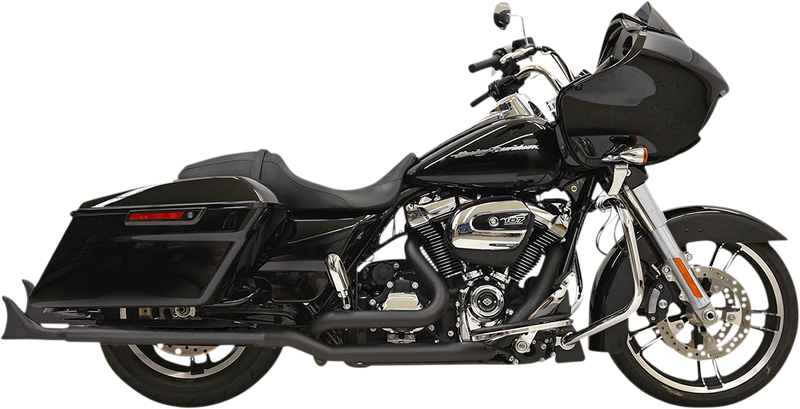 BASSANI XHAUST Fishtail Mufflers - 33" - With Baffle - '95-'16 FL Bagger - 1F27EB-33