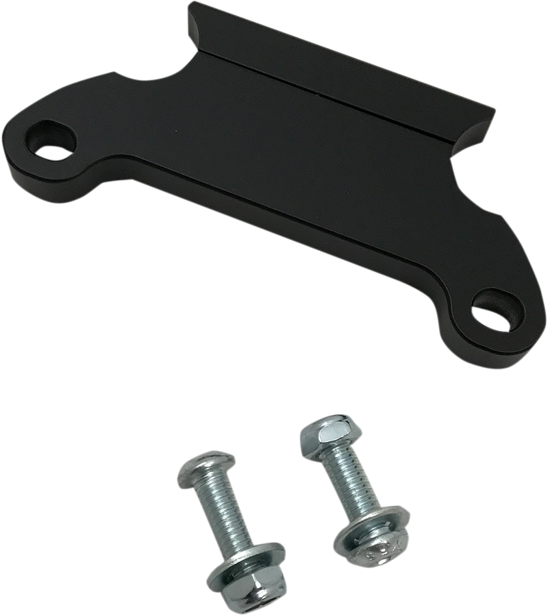 LA CHOPPERS T-Bar Gauge Mount - Flat Black - 1.25" Diameter - LA-7390-01M