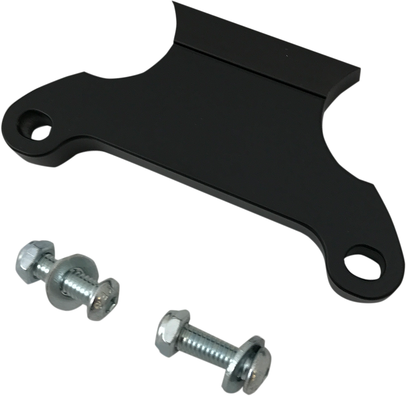 LA CHOPPERS T-Bar Gauge Mount - Flat Black - 1.50" Diameter - LA-7390-02M