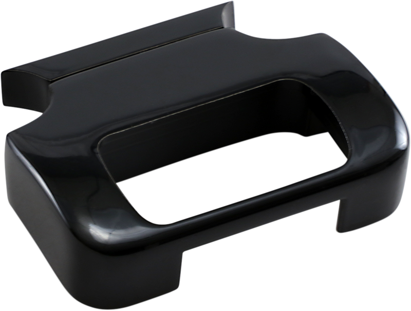 LA CHOPPERS T-Bar Gauge Mount - Gloss Black - For 1.25" Diameter Bars - Softail '18-'22 - LA-7391-01B