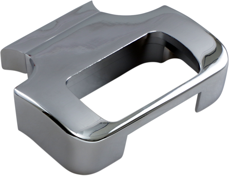 LA CHOPPERS T-Bar Gauge Mount - Chrome - For 1.50" Diameter Bars - Softail '18-'22 - LA-7391-02