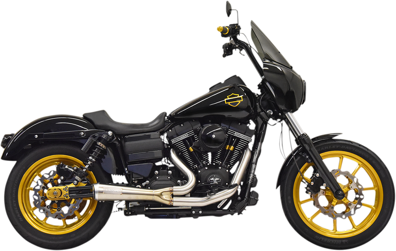 BASSANI XHAUST Ripper 2:1 Exhaust System - Dyna FXD '06-'17 - Stainless Steel 1D6SS - PartsOutlet.com.au