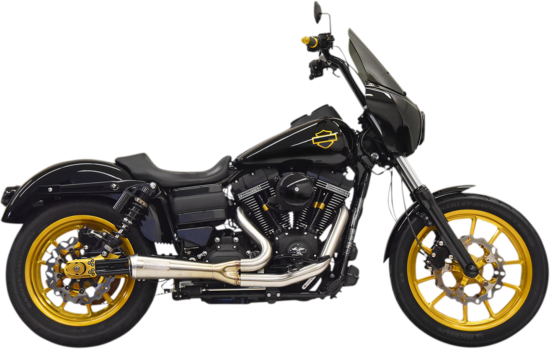 BASSANI XHAUST Ripper 2:1 Exhaust System - Dyna FXD '06-'17 - Stainless Steel 1D6SS