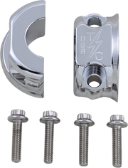THRASHIN SUPPLY CO. Perch Clamps - Clutch/Brake - 1982-2020 - Chrome TSC-2703-3 - PartsOutlet.com.au
