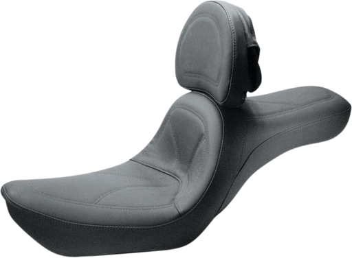 SADDLEMEN King Seat - W/Backrest - Dyna '96-'03 - 836HFJ - PartsOutlet.com.au