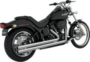 VANCE & HINES Big Shots Exhaust - Chrome - Long - '86-'11 Softail - 17923 - PartsOutlet.com.au