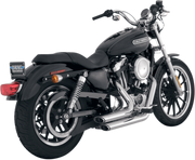 VANCE & HINES Shortshots Staggered Exhaust System - Sportster XL '04 -' 13 - Chrome 17219 - PartsOutlet.com.au