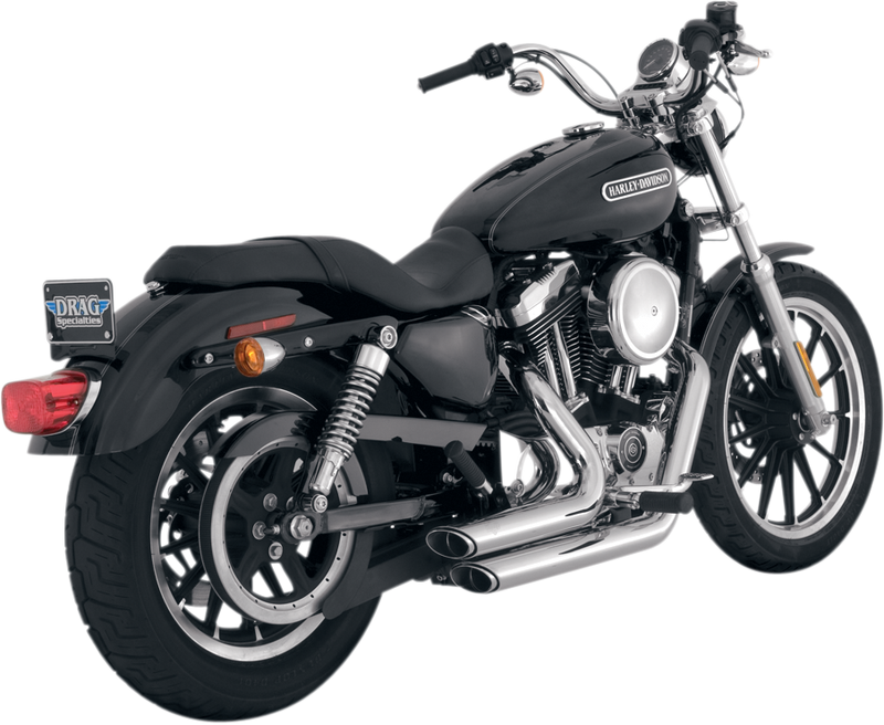 VANCE & HINES Shortshots Staggered Exhaust System - Sportster XL '04 -' 13 - Chrome 17219 - PartsOutlet.com.au