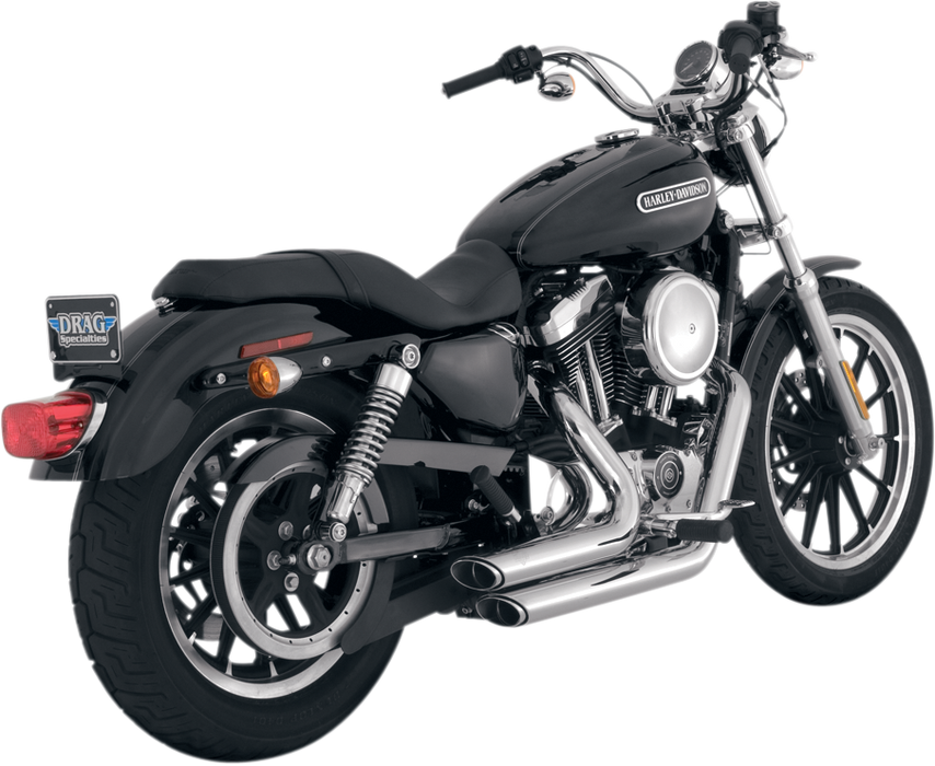 VANCE & HINES Shortshots Staggered Exhaust System - Sportster XL '04 -' 13 - Chrome 17219