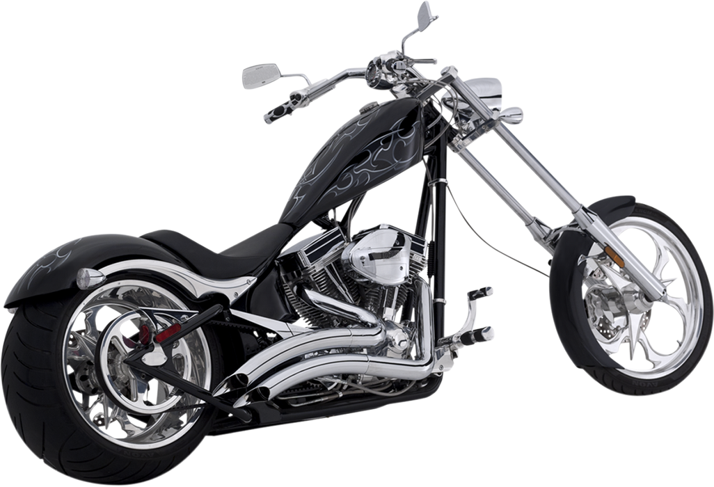 VANCE & HINES Chrome Big Radius Exhaust - Big Dog 2006-2010 - 26037