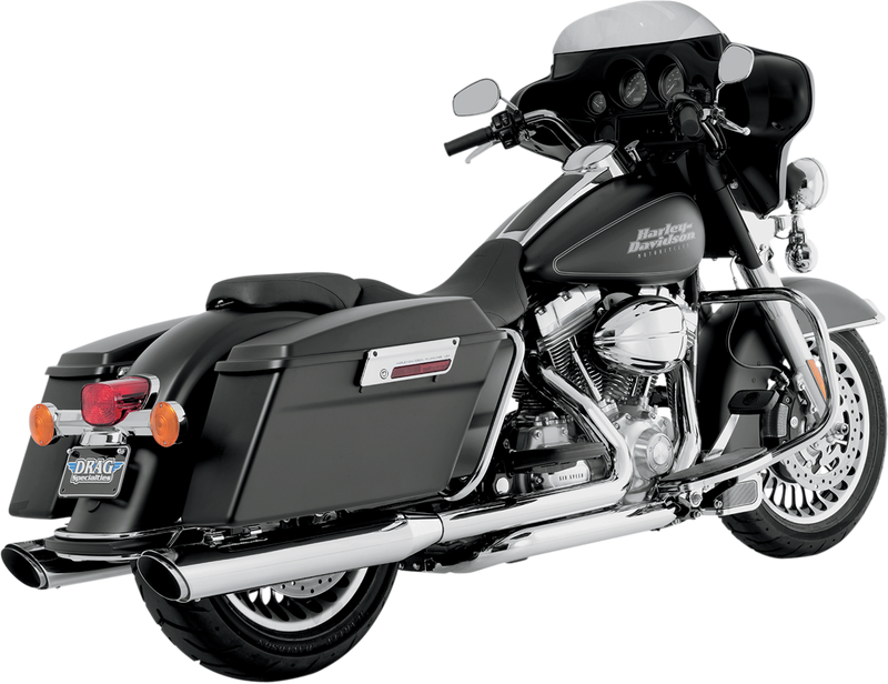 VANCE & HINES Twin Slash Muffler - Chrome - '95-'23 FL - 16763 - PartsOutlet.com.au