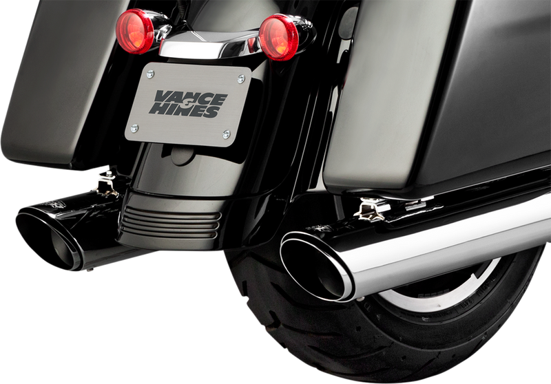 VANCE & HINES Twin Slash Muffler - Chrome - '17-'24 FL 16672 - PartsOutlet.com.au