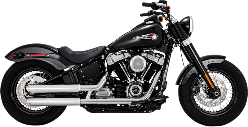 VANCE & HINES Twin Slash Mufflers - Chrome 16875