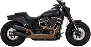 VANCE & HINES Black Hi-Output Mufflers - '18-'23 Softail - 46547 - PartsOutlet.com.au