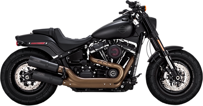 VANCE & HINES Black Hi-Output Mufflers - '18-'23 Softail - 46547 - PartsOutlet.com.au