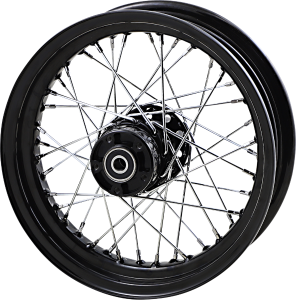 DRAG SPECIALTIES Front Wheel - Single Disc/No ABS - Black - 16"x3.00" - '00-'06 FLST 64413B