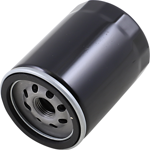 DRAG SPECIALTIES Oil Filter with Nut - Harley-Davidson 2017-2024 - Black - M8 14-0020BKNU - PartsOutlet.com.au
