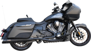 BASSANI XHAUST True Dual Exhaust System - Indian Challenger 2020+ - Black 8H16SB - PartsOutlet.com.au