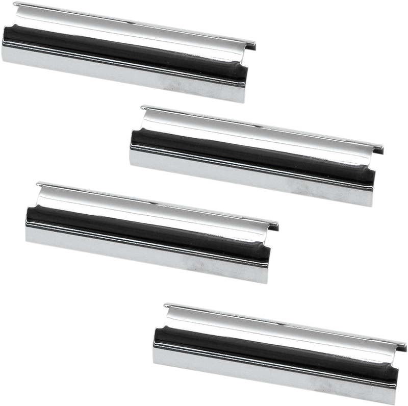 S&S CYCLE Pushrod Cover Keeper Set 2.800" Chrome - 93-4115