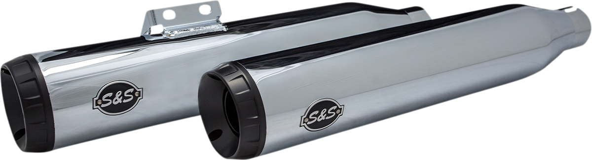 S&S CYCLE GRAND NATIONAL® SLIP-ONS for M8 SOFTAIL® MODELS—Chrome - 550-0755B - PartsOutlet.com.au