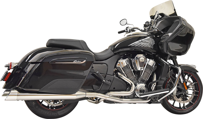 BASSANI XHAUST True Dual Exhaust System - Indian Challenger 2020-2021 - Chrome 8H16S - PartsOutlet.com.au