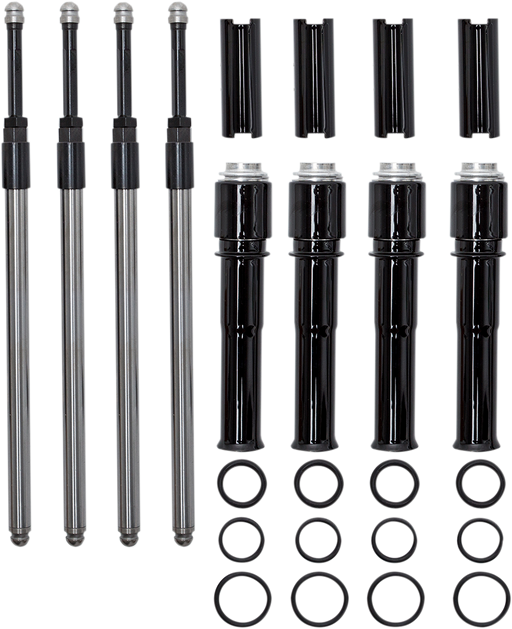 S&S CYCLE Quickee Pushrods with Gloss Black Covers for 1999-2017 bt Models, except 2017 Touring - 930-0143 - PartsOutlet.com.au