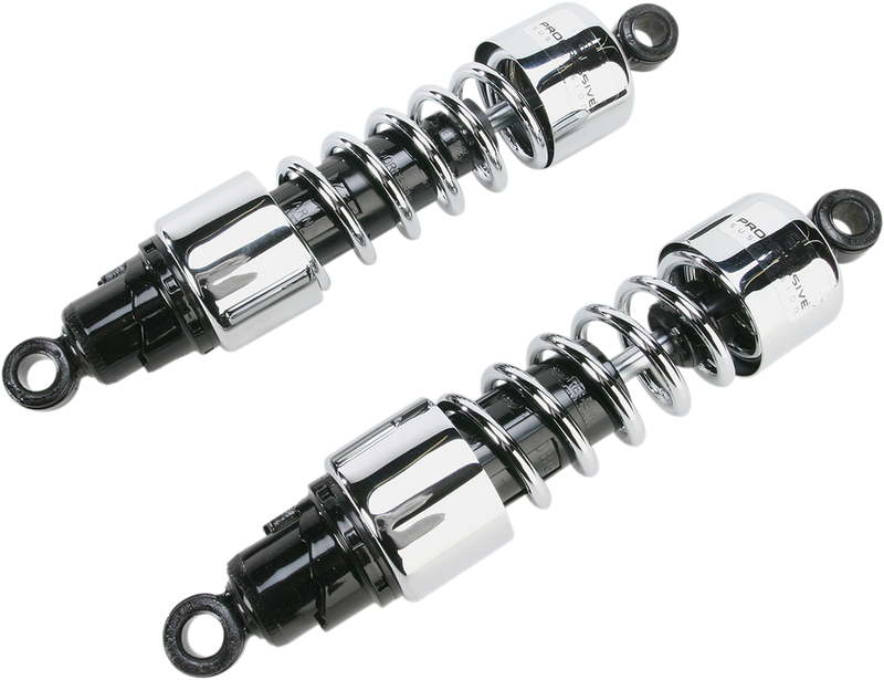 PROGRESSIVE SUSPENSION Shocks - 412 Cruiser Series - Chrome - 13" - Triumph '01-'16 - Standard - 412-4248C