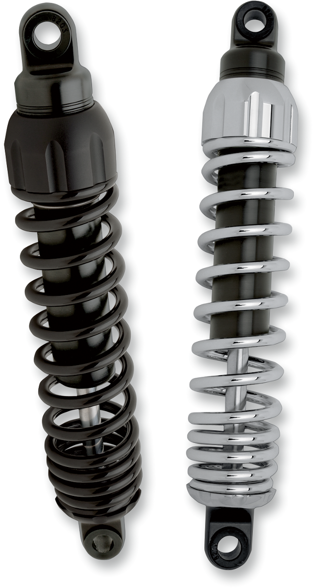 PROGRESSIVE SUSPENSION 444 Series Shock - Chrome - Harley-Davidson Dyna '91-'17 - Standard - 12" - 444-4036C
