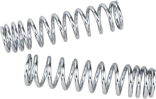 PROGRESSIVE SUSPENSION Shock Springs - 12-Series - Chrome - '78- '07 Metric Bikes - 120-170 lb/in 03-1365C - PartsOutlet.com.au