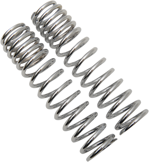 PROGRESSIVE SUSPENSION Shock Springs - 12-Series - Chrome - 70-120 lb/in 03-1394C - PartsOutlet.com.au