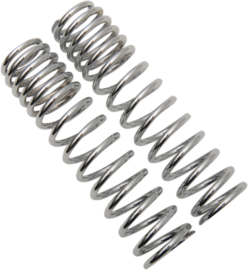 PROGRESSIVE SUSPENSION Shock Springs - 12-Series - Chrome - 105-150 lb/in 03-1368C - PartsOutlet.com.au