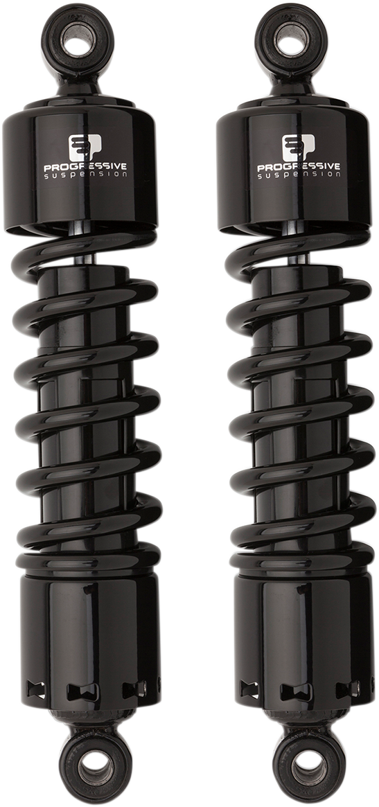 PROGRESSIVE SUSPENSION 412 Series Shock - 11" - Standard - Black - Harley-Davidson Dyna '91-'17 - 412-4037B
